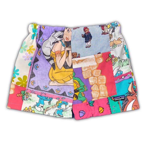 Vintage Custom Medley Pocahontas Lion King TMNT Polo Bear Bennygonia Shorts - Picture 2 of 12